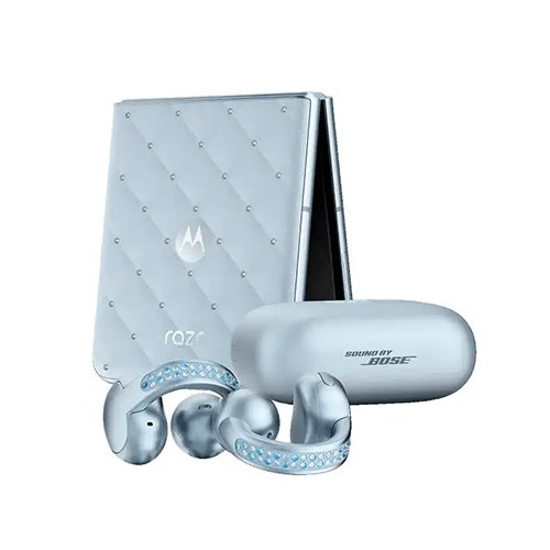 Motorola Razr 60 5G 8GB/256GB Swarovski Edition + Moto Buds Loop XT2553-1 Pantone Ice Melt -Global Version